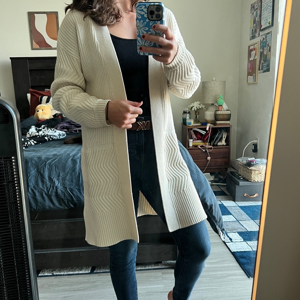 Brand new cream cardigan